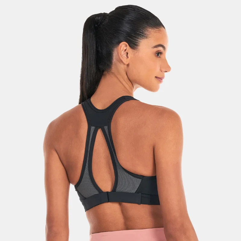 Nike Black Women's Swoosh High Support Non-Padded Sports Bra for Women | Best Price UAE