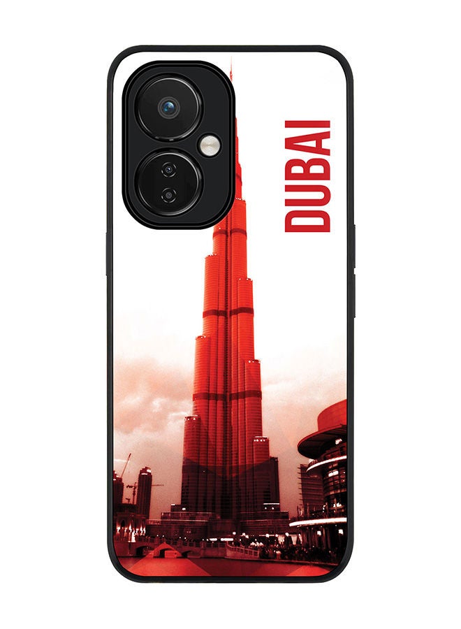 Stylizedd Rugged Black edge case for Nord CE 3 Lite Slim fit Soft Case Flexible Rubber Edges Anti Drop TPU Gel Thin Cover - Dubai - The Burj - Image 1