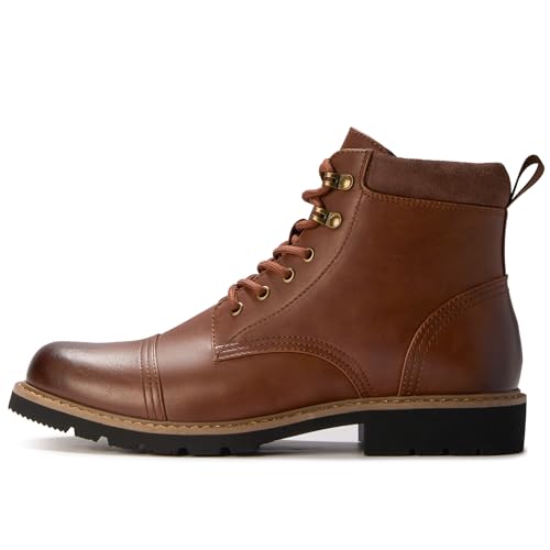 TruVeld Mens Boots Casual Brown Boots Zipper Chukka Boots for Men Botas para Hombre - Image 3