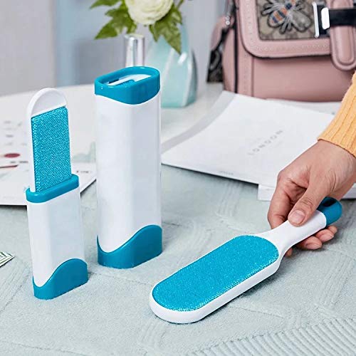 SKY BOX Sky Heaven Pet Fur and Lint Remover Pet Hair Remover MultiPurpose Double Sided SelfCleaning and Reusable Pet Fur Remover Magic Clean Clothing Furniture Home Clean Brush - Image 1