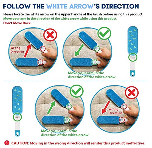 SKY BOX Sky Heaven Pet Fur and Lint Remover Pet Hair Remover MultiPurpose Double Sided SelfCleaning and Reusable Pet Fur Remover Magic Clean Clothing Furniture Home Clean Brush - Image 5