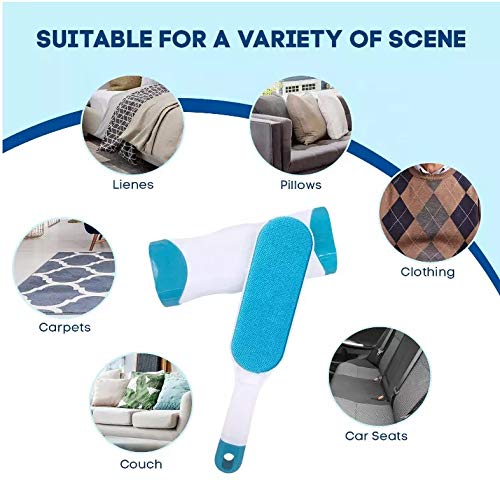 SKY BOX Sky Heaven Pet Fur and Lint Remover Pet Hair Remover MultiPurpose Double Sided SelfCleaning and Reusable Pet Fur Remover Magic Clean Clothing Furniture Home Clean Brush - Image 2