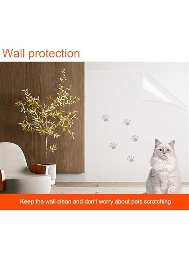 هوكور TRASSLE Clear Contact Paper, Protection for Kitchen Backsplash Tiles, Cabinets, Walls, and Shelves. Waterproof and Oil-Proof Peel and Stick Covering(60X300cm)  - Image 3