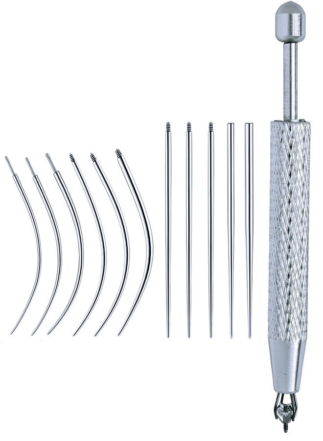 TKWXE Piercing Taper Curved and Piercing Ball Grabber Tool Kit 14G 16G 18G and 20G Piercing Taper Insertion Tools for Flat Back Internal, External, Threadless Piercing Jewelry - Image 1