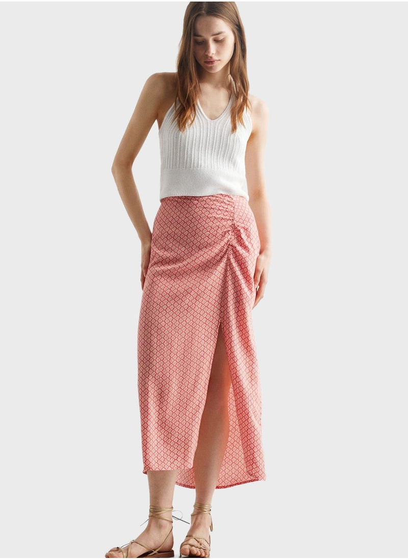 MANGO - Youth Printed Maxi Skirt - Image 1