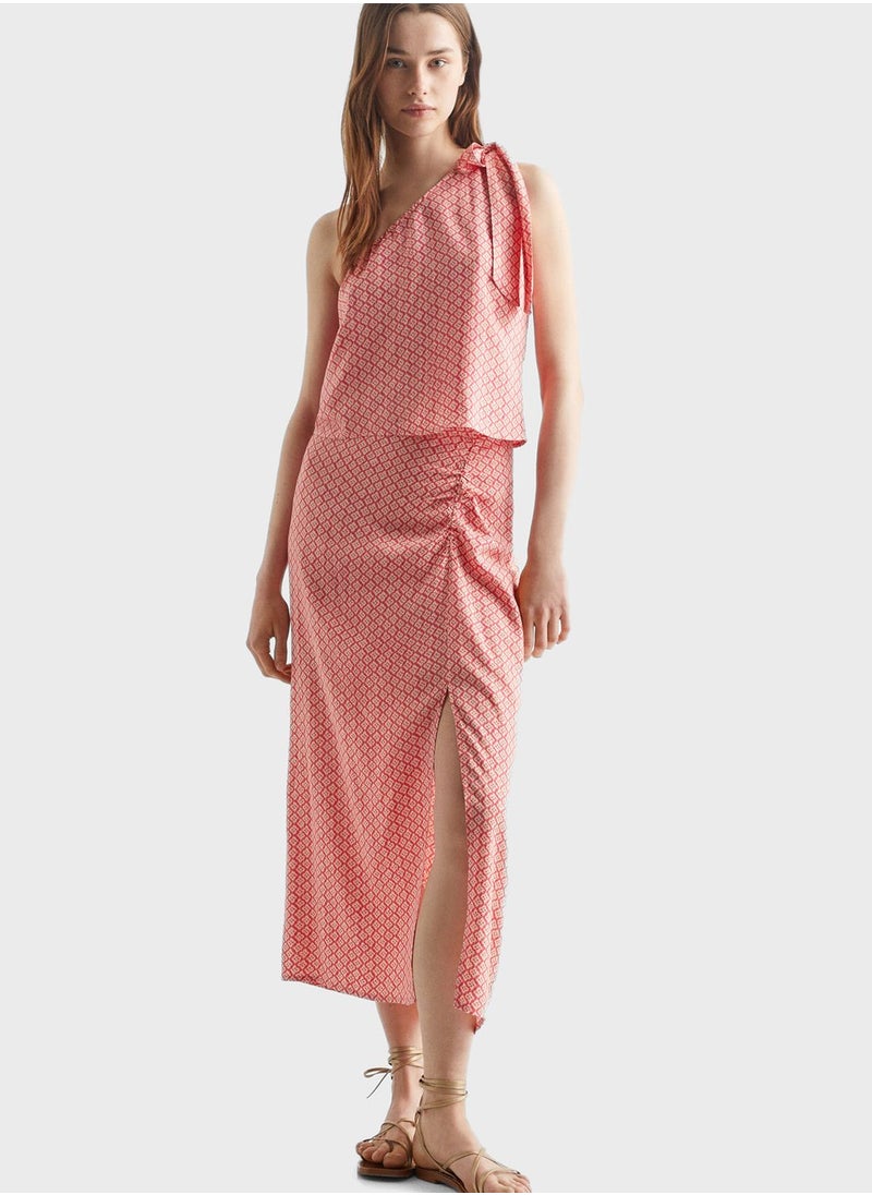 MANGO - Youth Printed Maxi Skirt - Image 1
