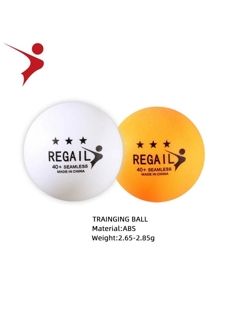 REGAIL 12Pcs Table Tennis Set White/Yellow  - Image 4