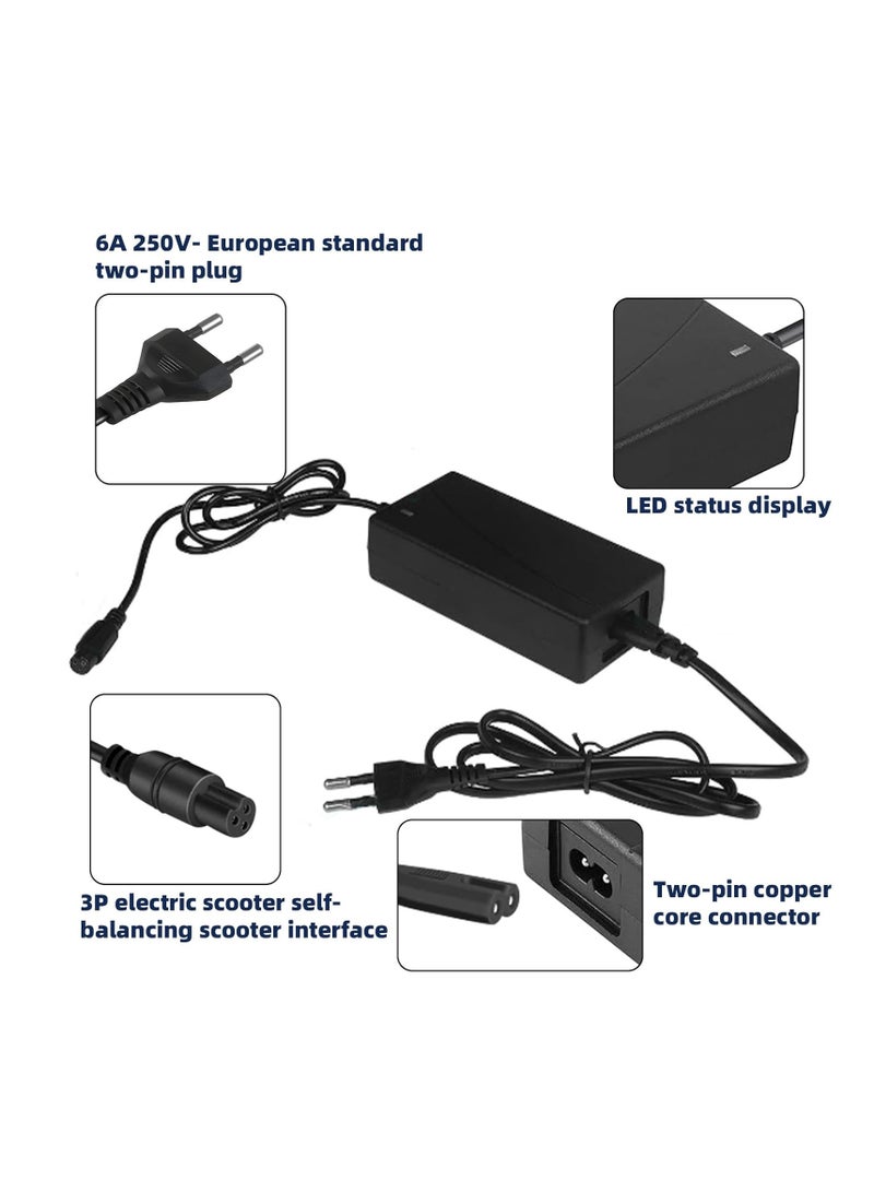 Power Supply Adapter Charger 42V\2A Replacement for HK-42-2000 Scooter Hoverboard  - Image 3