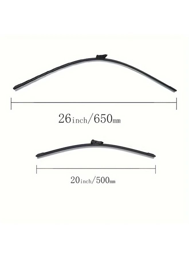 Volvo S80 II Saloon AS 2009 2016 Front 2pcs Windshield Wiper Blades - Image 1