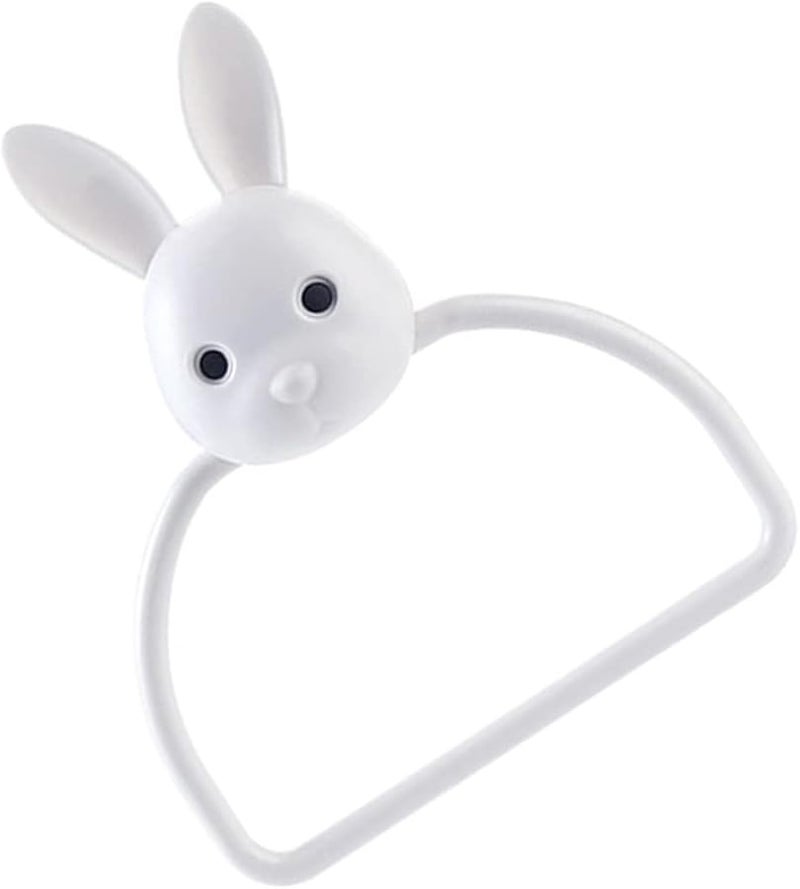 Cartoon Wall Mounted No Trace Adhesive Towel Rack Holder For Bathroom Space Saving Decor - Image 1