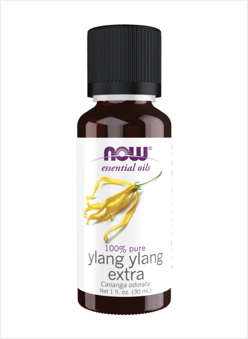 Now Essential Oils 100% Pure Ylang Ylang Extra Oil – 30ml Bottle