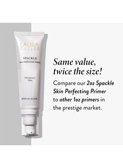 LAURA GELLER NEW YORK Spackle Supersize Original 2 Fl Oz Skin Perfecting Primer Makeup With Hyaluronic Acid Longwear Foundation Face Primer  - Image 3