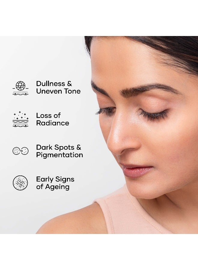 Cureskin Vitamin C NanoGold Face Serum with L-Ascorbic Acid, Ferulic Acid & Gold | Brightens Skin, Evens Tone & Reduces Signs of Ageing | For All Skin Types | 20 ml - Image 5