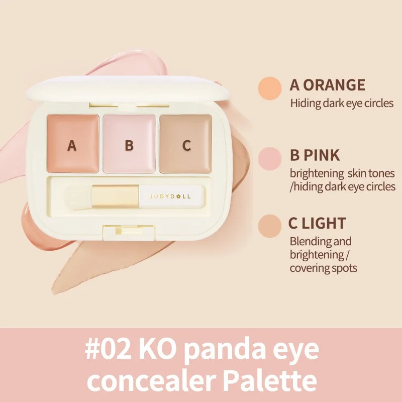 Judydoll Judydoll Three-Shades Concealer Palette 02