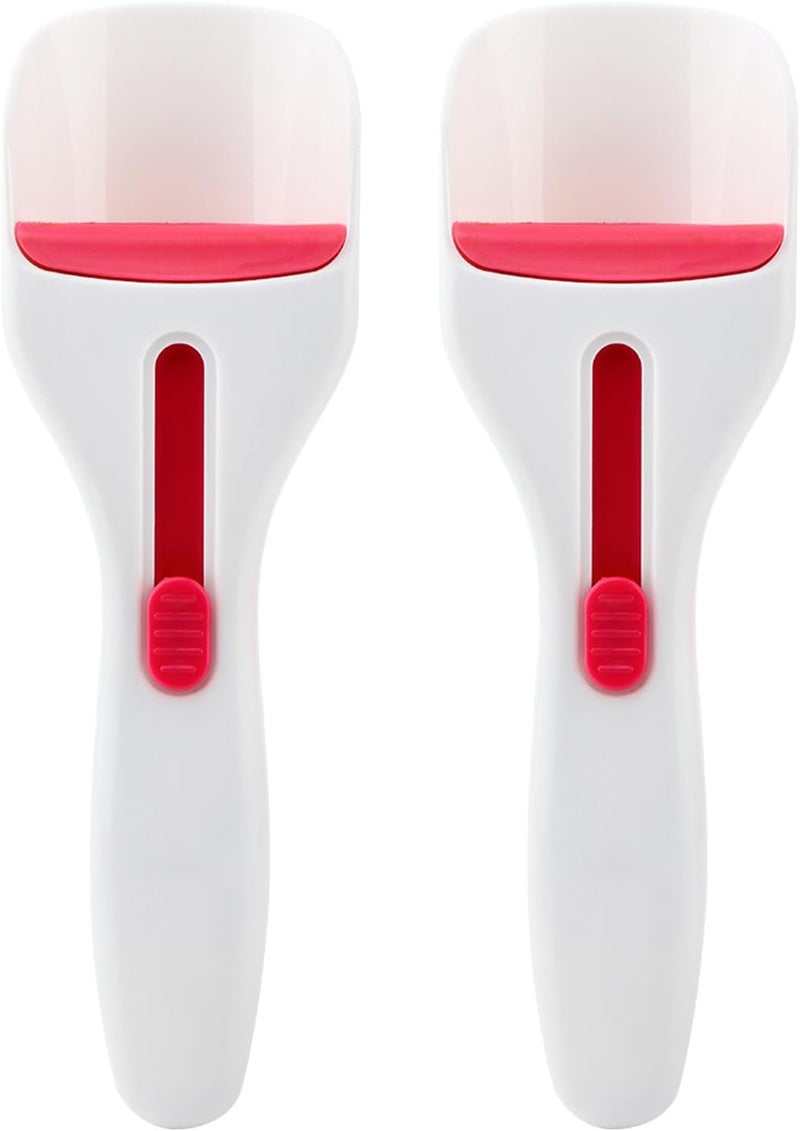 Restynic 2pcs Cupcake Batter Dispenser Scoop, Dishwasher-Safe Baking Tool for Precise Portioning of Muffins, Cupcakes, Cookie Dough & Pancakes - Mess-Free Kitchen Gadget(COLOR:white) - Image 2