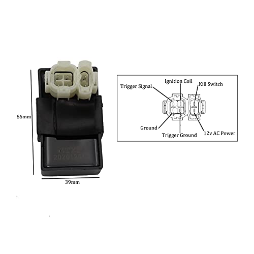 YD-PS001 6 Pin AC CDI Box CDI Cable Wire Adapter Connector Plug For GY6 4 Stroke 50cc 125cc 150cc Scooter Moped Taotao ATV Quad Go Kart Bike (AC-GY6) - Image 2