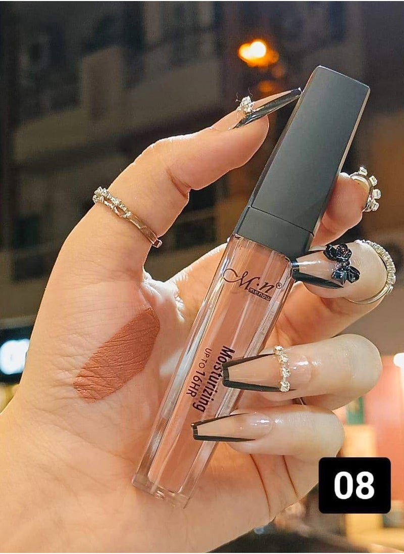 M.N - Soft and easy-to-apply Lip Gloss Liquid Matte. from MN, color 08 - Image 1