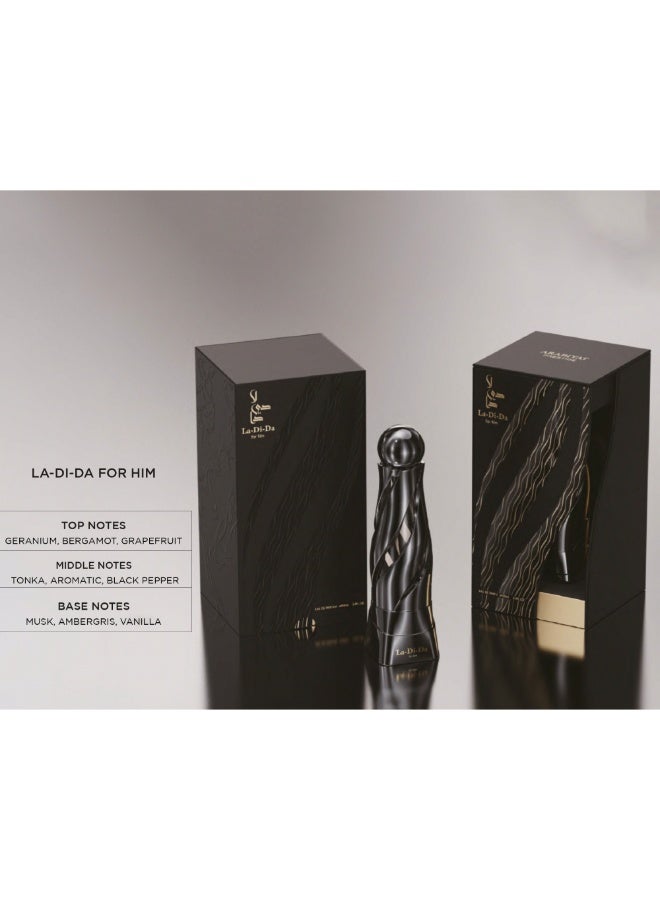 my perfumes LA DI DA FOR HIM from ARABIYAT PRESTIGE Eau De Parfum for Men 100ml - Image 4