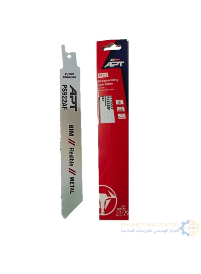APT 6" 24 Tooth Reciprocating Saw Blade