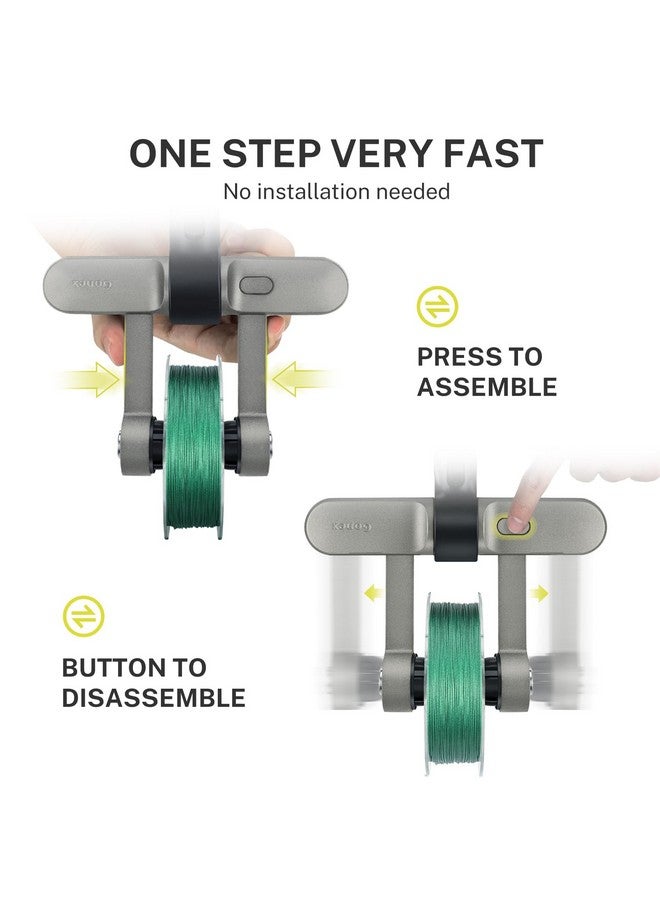 Gonex Fishing Line Spooler With Unwinding Function Installation-Free Fishing Line Winder Spooler For Spinning Reel Cast Reel And Spincast Reel Spool Spooling Station System - Image 4