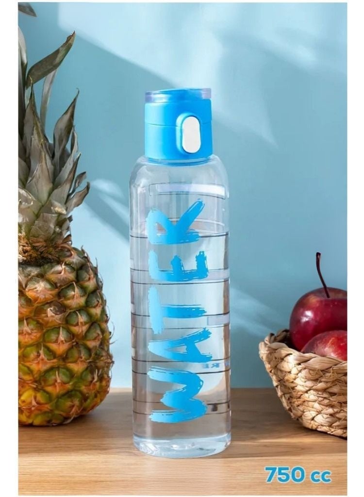 HEREVIN Herevin Drinking Water Bottle With Cover Lock 750ml (Made in Turkey)  - Image 1