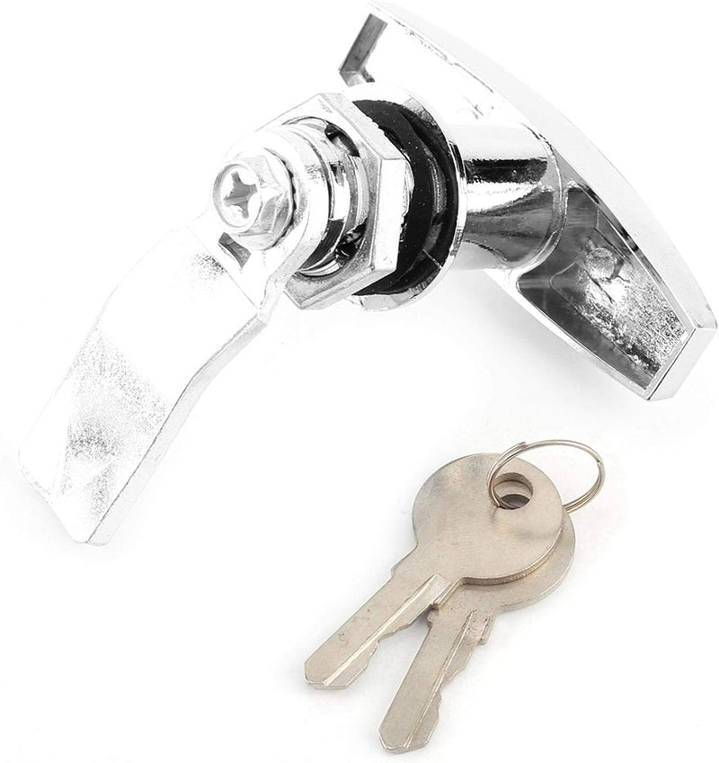 EBTOOLS T-Handle Lock with Keys for Garage Door and Tool Box - Image 4