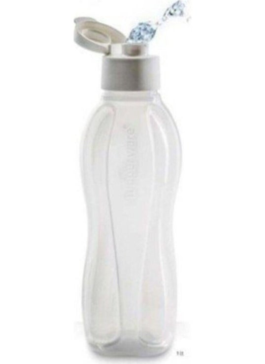 Tupperware Eco Bottle 1 Lt White Easy Cap  - Image 1