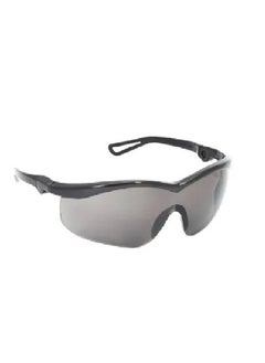Anti Scratch UV Protection Safety Spectacle With Adjustable Temple Black