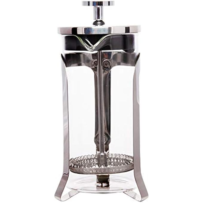 Biggcoffee Bigg Coffee Fy450 French Press Stainless Steel Lid Borosilicate Glass 600Ml Special Functional Compact Design - Image 3