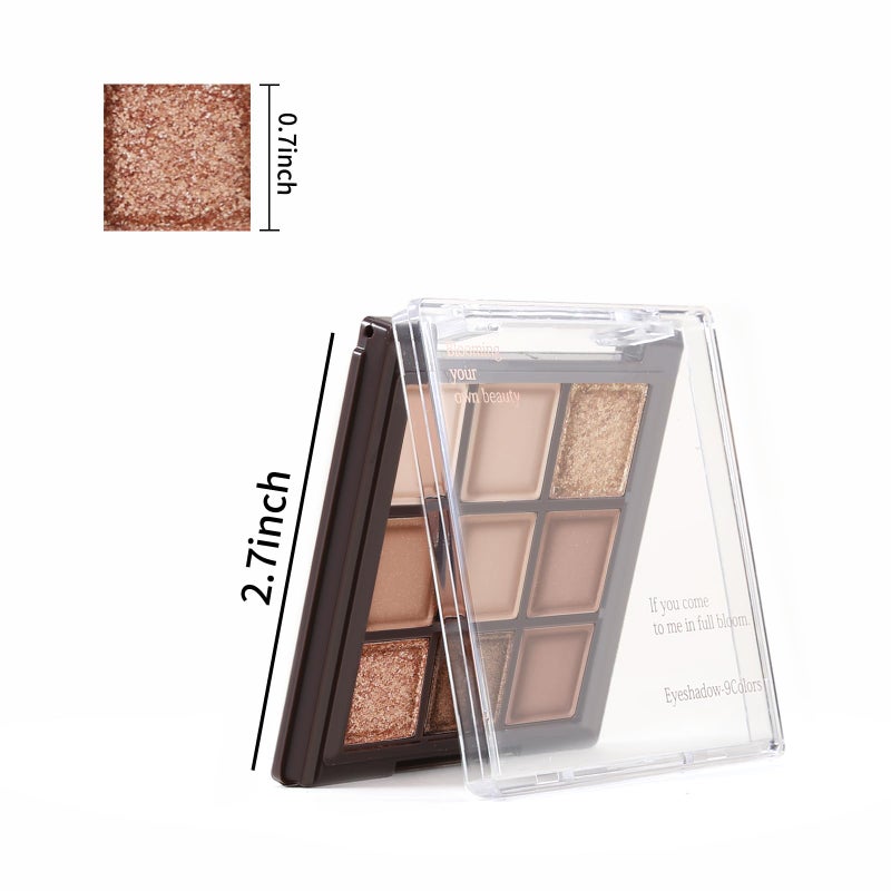 Boobeen Nude Eyeshadow Palette - Matte and Shimmer Makeup, Highly Pigmented Creamy Eye Shadow Powder, Create a Neutral Eye Look, Long Wearing - Image 5