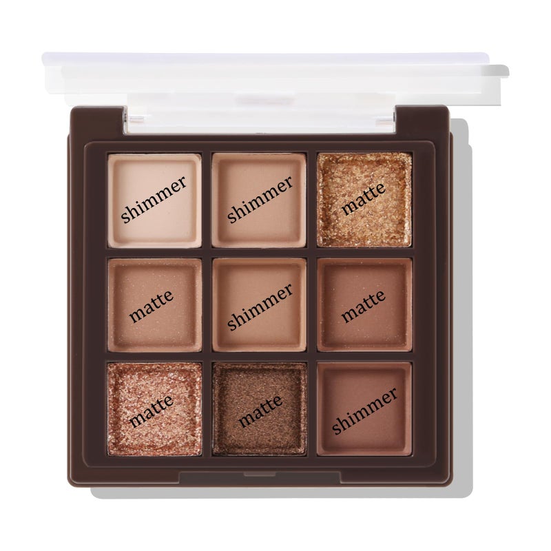 Boobeen Nude Eyeshadow Palette - Matte and Shimmer Makeup, Highly Pigmented Creamy Eye Shadow Powder, Create a Neutral Eye Look, Long Wearing - Image 2