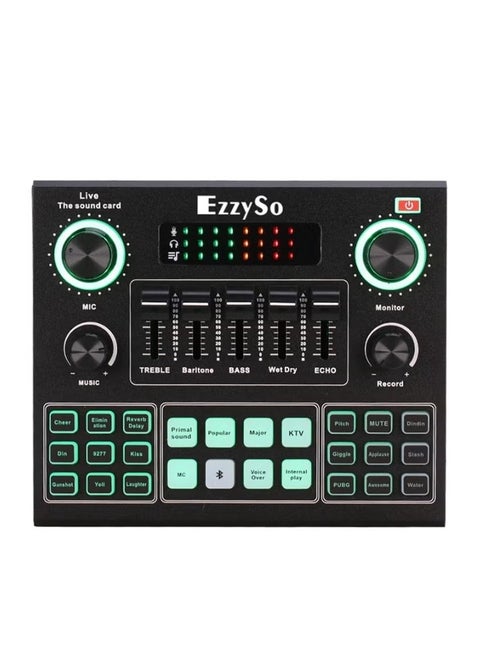 Sound Mixer Board For Live Streaming Voice Changer Card With Multiple Effects Audio Sound Card