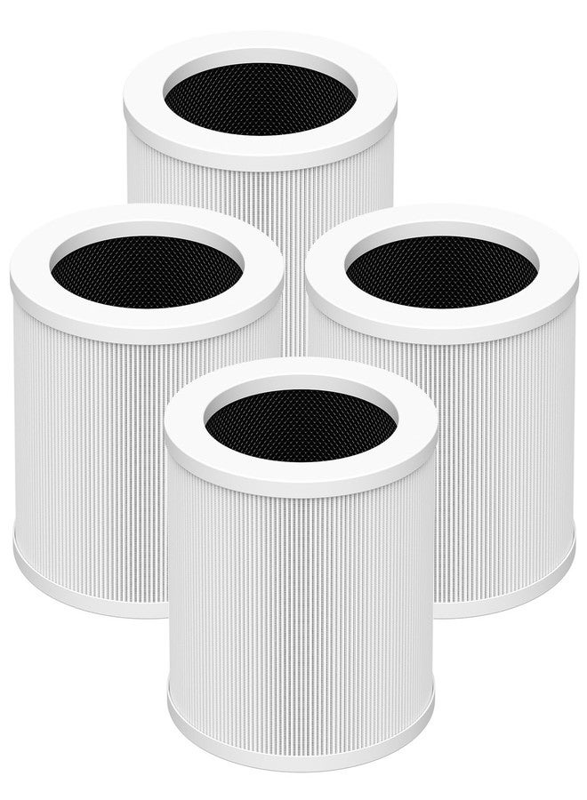Caehomly ZQA-2000A ZQA-2000B Replacement Filter Compatible with Cobectal ZQA-2000B and Oterbear ZQA-2000C Air Purifi-er, 3-in-1 H13 True HEPA Filter System and High-Efficiency Activated Carbon Filter, 4 Pack - Image 1