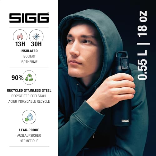SIGG Insulated Thermo Flask Hot Cold ONE Light With Fruit Filter Leakproof BPAFree 188 Stainless Steel 19Oz - Image 3