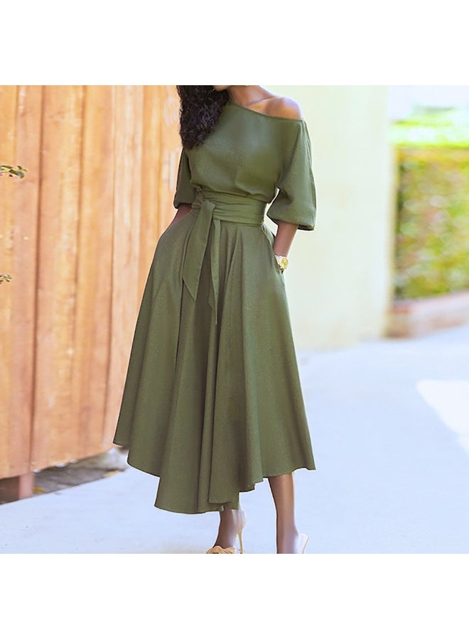 general 2025 - 2026 Strapless A-line Dress with Tight Waist Design - Image 2