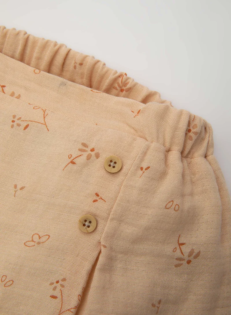 DeFacto Floral Muslin Shorts