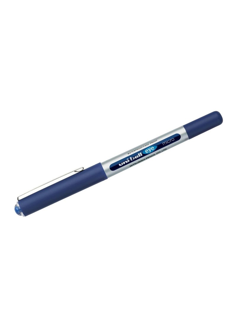 Uniball قلم حبر سائل Eye Micro مكون من قطعتين برأس 0.5 مم وحبر أزرق  - Image 3