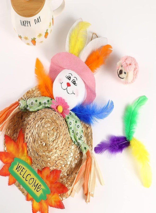 Tdas 270+ Pcs Natural Dyed Feathers for Craft 3-5 inches Arts Fluffy Dream Catcher Making kit for Decoration Projects Earrings Colourful for Kids Handmade Wedding Home (Multicolor) - Image 5
