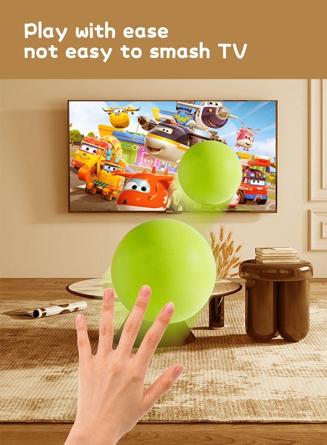 GROIC كرة إسفنجية عالية الكثافة، كرة كتم صوت داخلية، كرة إسفنجية ناعمة، كرات إسفنجية رياضية للأطفال مقاس 7 بوصات، كرات إسفنجية صامتة للعب في المنزل، خفيفة الوزن وسهلة الإمساك - Image 5