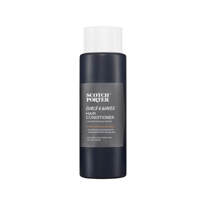 Scotch Porter Nourish & Repair Hair Conditioner for Men | Strengthens, Softens & Prevents Frizz | Free of Parabens, Sulfates & Silicones | Vegan | 13oz Bottle - Image 1