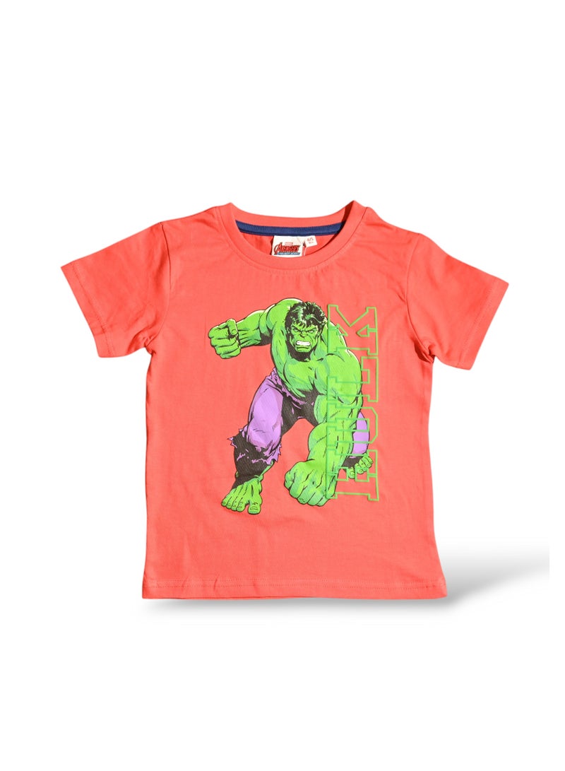 AVENGERS HULK - ‬‪BOYS SHORT SLEEVE PAJAMA SET‬ - Image 2