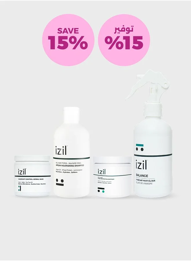 IZIL Dandruff Defense Hair Kit, Savings 15%