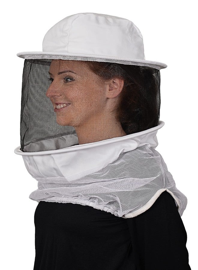 Humble Bee 210 Polycotton Beekeeping Veil with Round Hat - Image 3