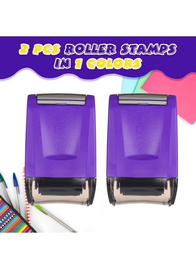 2 Dashed Handwriting Lines Practice Roller Stamp Self Inking Line Rolling Stamps Teacher Stamps Sentence Strips Handwriting Practice For Kids Teachers (Purple,2.72 X 2.44 X 1.54 Inch) - pzsku/Z751C14A48EAD8ABD3C01Z/45/_/1735214702/b3b74126-6c8d-47ad-a0a0-036fb96be23e