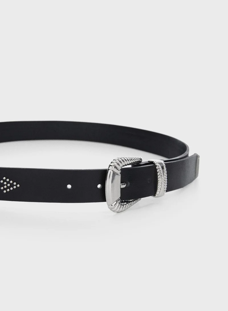 MANGO Fedra Allocated Hole Belts