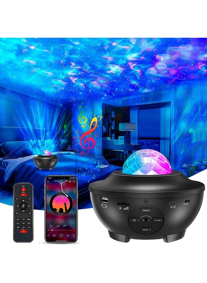 Rylan Rylan Plastic Galaxy Star Projector Night LED Lamp for Bedroom | Astronaut Space Projector Night Light for Kids | with Bluetooth Music Speaker & Remote  - Image 1