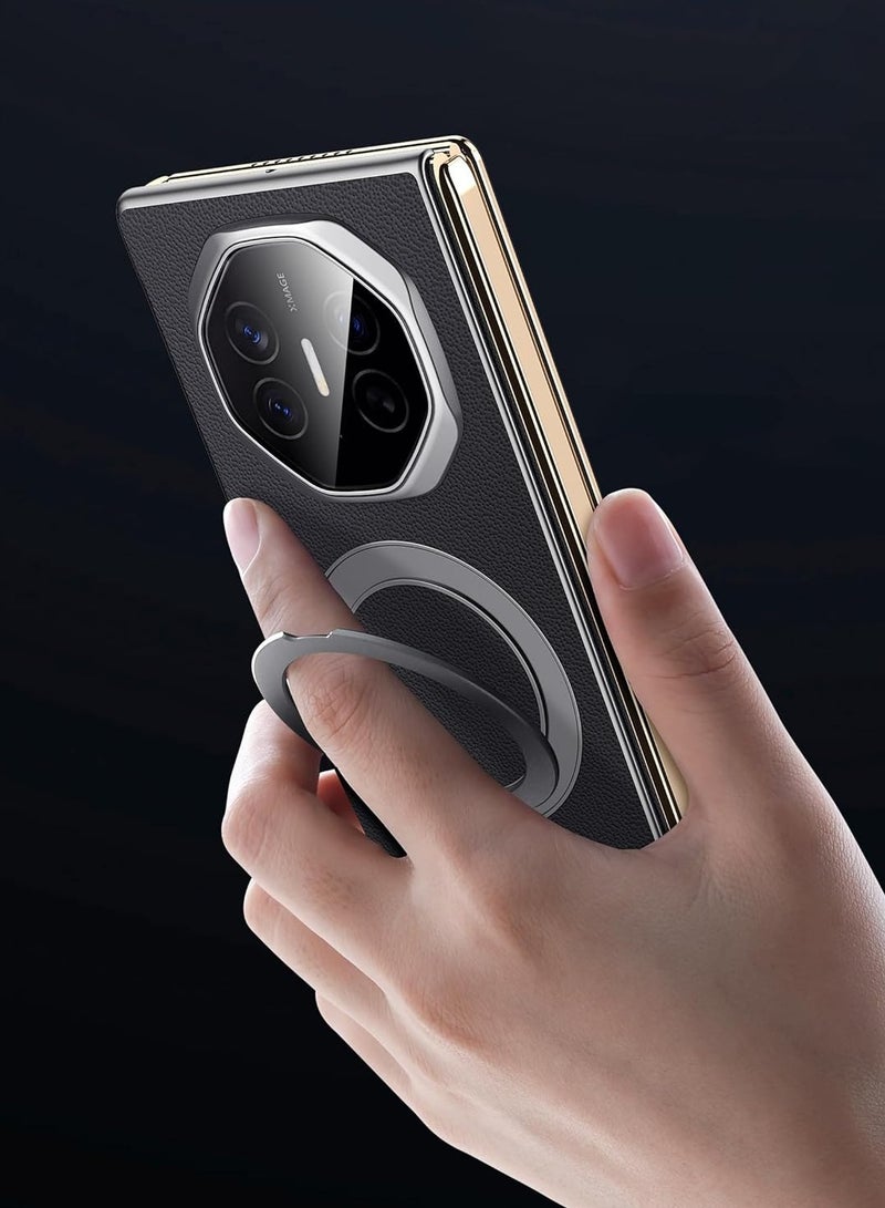 Case Compatible with Huawei Mate XT Built in Magnetic Attraction with Adjustable Rotating Bracket and Fully Wrapped Hinge Support Wireless Charing - Image 2
