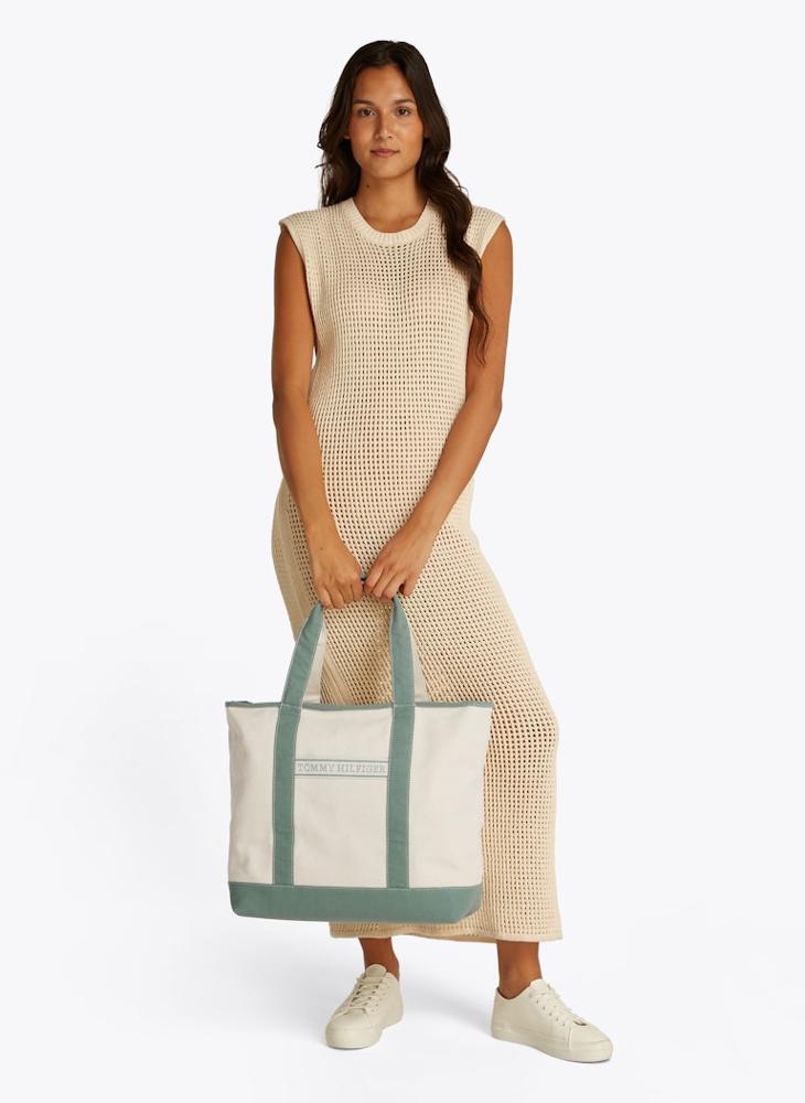 TOMMY HILFIGER SUMMER CANVAS TOTE BAG  - Image 5