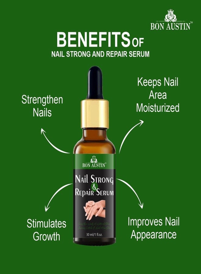 Bon Austin Advance Vitamin C Serum, Nail Strong and Repair Serum & Hair Growth Ginger Serum (Reduce Hair Fall) Each, 30ml - Combo of 3 Items - Image 4