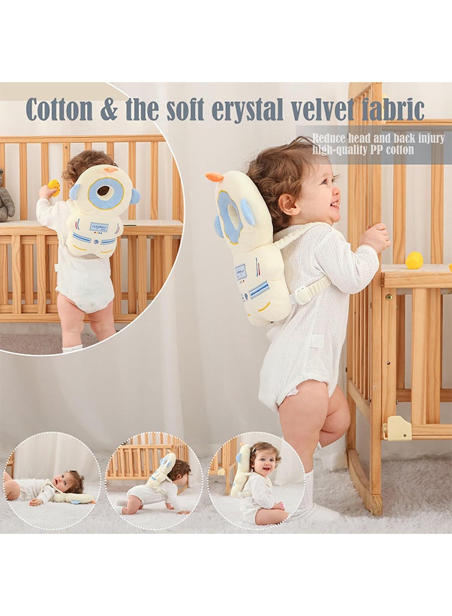 Bincoo Baby Head Protector Pad for Baby Toddler Walker Anti Fall Infant Walking Head Protection Backpack Cushion Adjustable Toddlers Head Safety Pad Cushion Backpack Baby Back Protection for Crawling Walk - Image 3